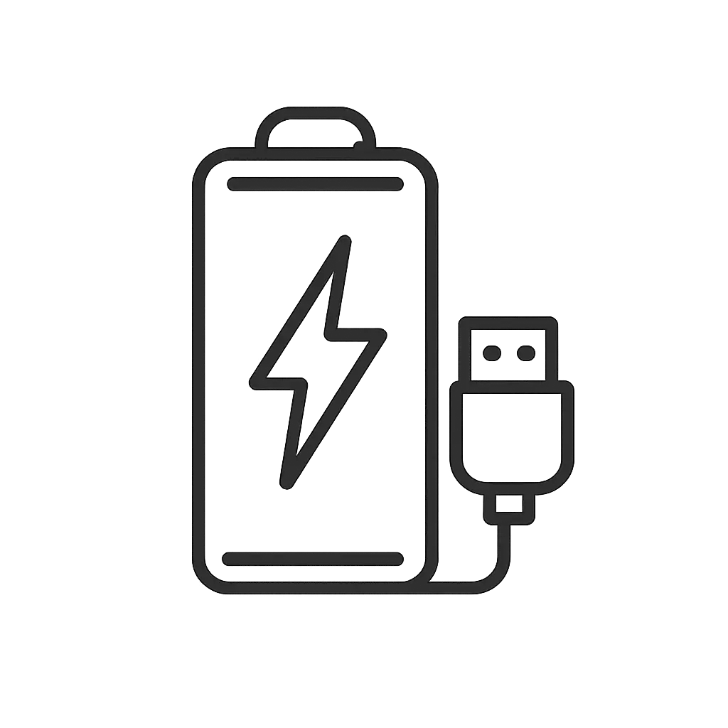 Batería recargable USB